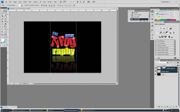 Creation of Creative Typography: Step 11